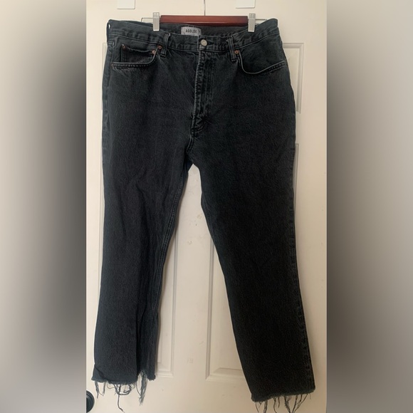 Agolde faded black jeans - Picture 1 of 8